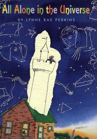 Cover of All alone in the universe by Lynne Rae Perkins