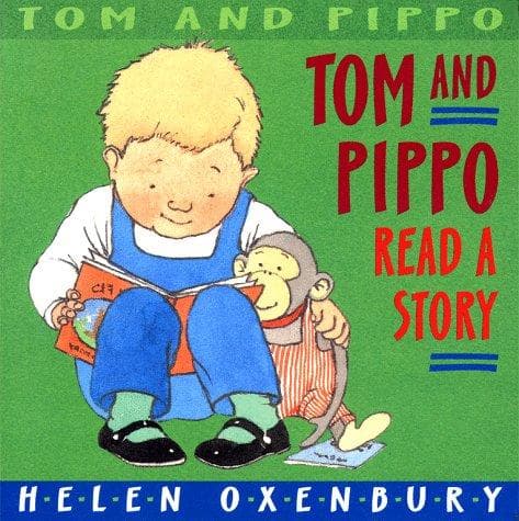 Cover of Tom and Pippo read a story by Helen Oxenbury
