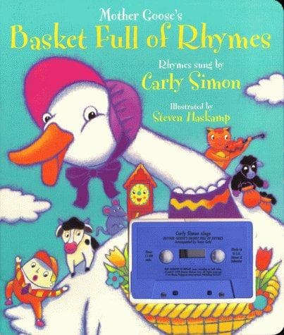 Cover of Mother Goose's basket full of rhymes by Carly Simon