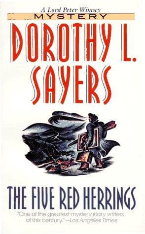 Cover of The Five Red Herrings by Dorothy L. Sayers