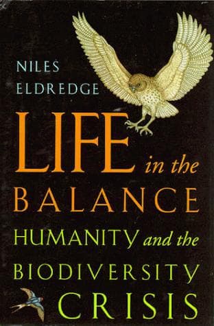 Cover of Life in the balance by Niles Eldredge