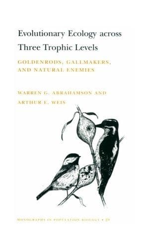 Cover of Evolutionary ecology across three trophic levels by Warren G. Abrahamson