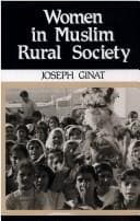 Cover of Women in Muslim rural society by J. Ginat