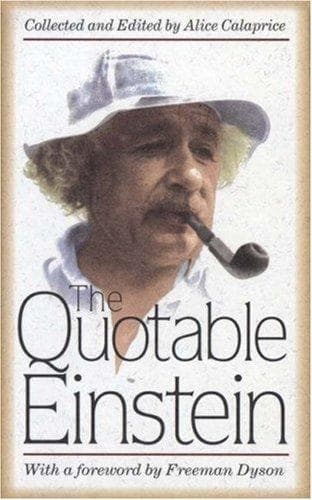 Cover of The quotable Einstein by Albert Einstein