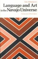 Cover of Language and art in the Navajo universe by Gary Witherspoon