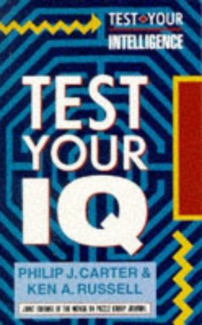 Cover of Test your IQ by Philip J. Carter