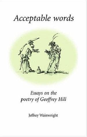 Cover of Acceptable words by Jeffrey Wainwright