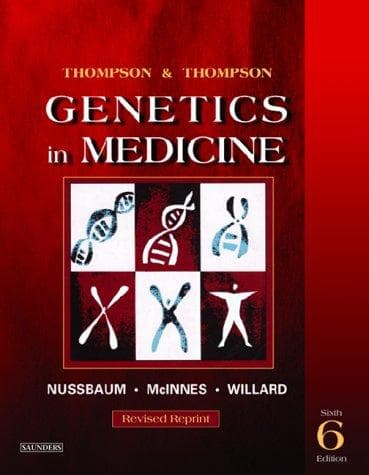 Cover of Thompson & Thompson genetics in medicine by Robert L. Nussbaum