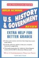 Cover of High school U.S. history & government review by Tom Meltzer