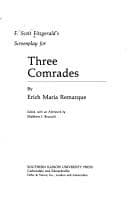 Cover of Three Comrades by Erich Maria Remarque