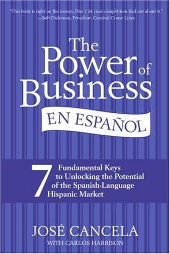 Cover of The power of business en Español by José Cancela