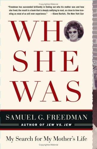Cover of Who She Was by Samuel G. Freedman