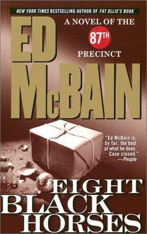 Cover of Eight black horses by Evan Hunter