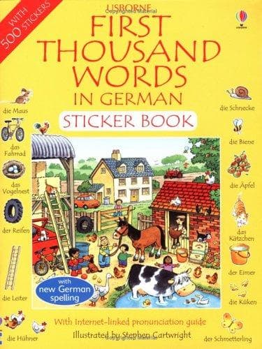 Cover of First 1000 Words in German by Heather Amery