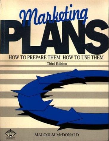 Cover of Marketing plans by McDonald, Malcolm