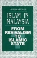 Cover of Islam in Malaysia by Hussin Mutalib
