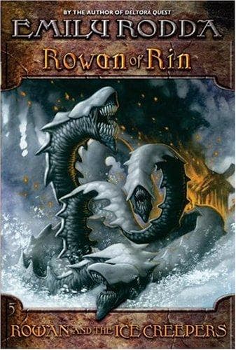 Cover of Rowan and the Ice Creepers (Rowan of Rin #5) by Emily Rodda