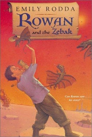 Cover of Rowan and the Zebak (Rowan of Rin) by Emily Rodda