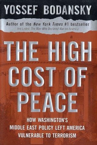 Cover of The high cost of peace by Yossef Bodansky