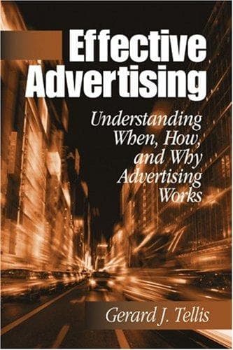 Cover of Effective Advertising by Gerard J. Tellis