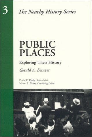 Cover of Public Places by Gerald A. Danzer
