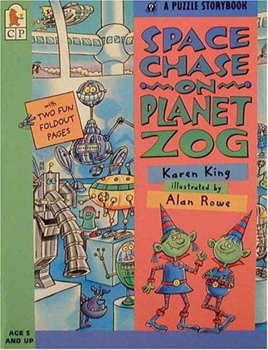 Cover of Space chase on Planet Zog by KarenLise Bjerring