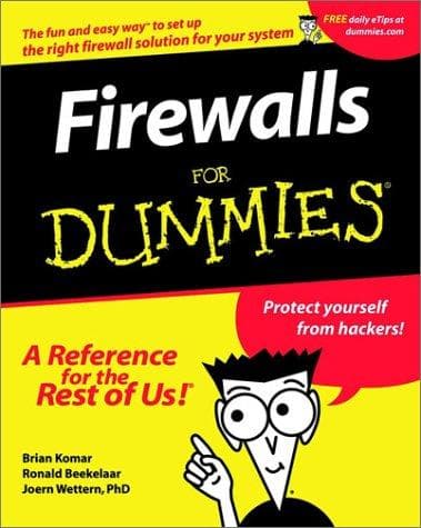 Cover of Firewalls for dummies by Brian Komar