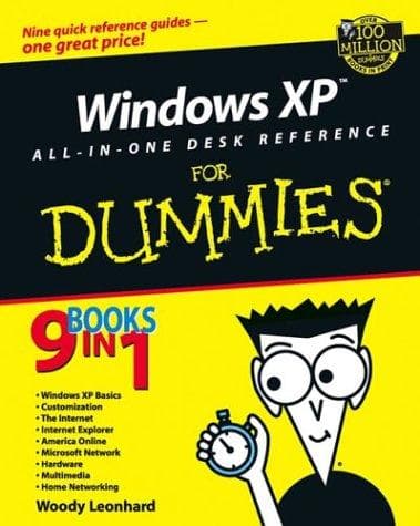 Cover of Windows XP all-in-one desk reference for dummies by Woody Leonhard