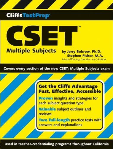 Cover of CSET, Multiple Subjects by Jerry Bobrow
