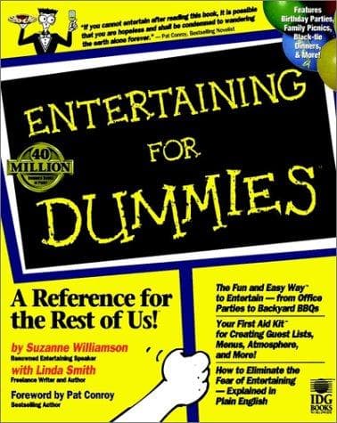 Cover of Entertaining for dummies by Suzanne Williamson Pollak