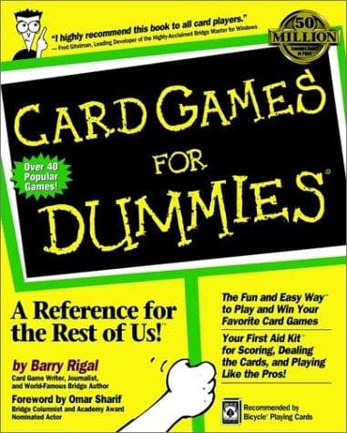 Cover of Card games for dummies by Barry Rigal