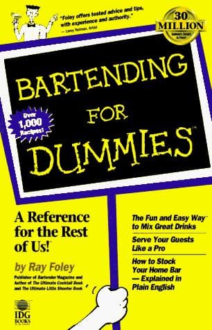 Cover of Bartending for dummies by Ray Foley