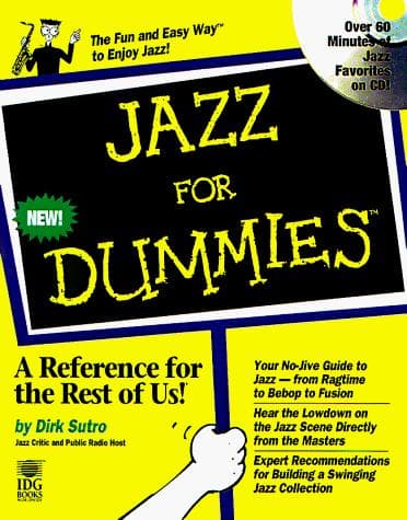 Cover of Jazz for dummies by Dirk Sutro