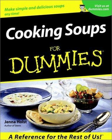 Cover of Cooking Soups for Dummies by Jenna Holst