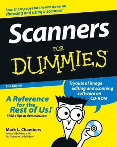 Cover of Scanners for dummies by Mark L. Chambers