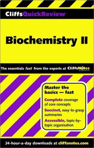 Cover of Biochemistry II (Cliffs Quick Review) by Frank Schmidt