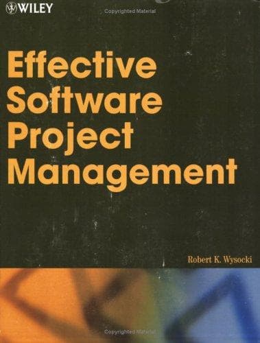 Cover of Effective Software Project Management by Robert K. Wysocki