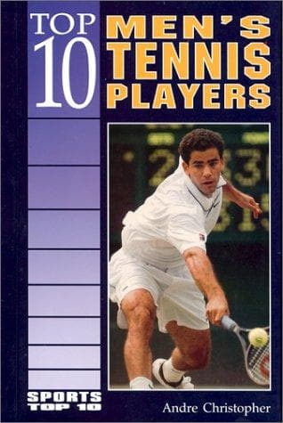 Cover of Top 10 men's tennis players by Andre Christopher