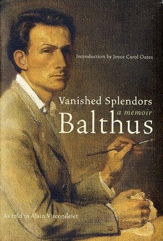 Cover of Vanished Splendors by Balthus