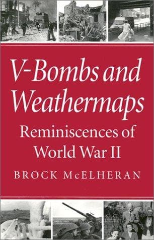 Cover of V-bombs and weathermaps by Brock McElheran