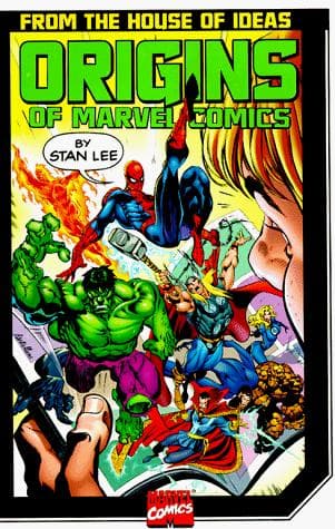 Cover of Origins of Marvel Comics by Stan Lee