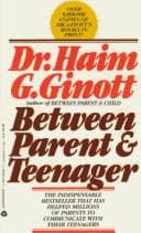 Cover of Between parent & teenager by Haim G. Ginott