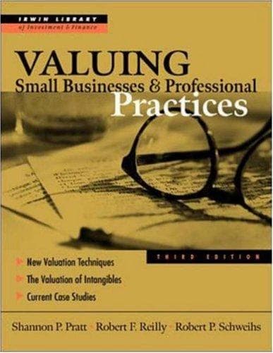 Cover of Valuing small businesses and professional practices by Shannon P. Pratt