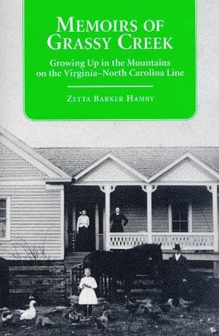 Cover of Memoirs of Grassy Creek by Zetta Barker Hamby