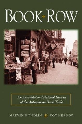 Cover of Book Row by Marvin Mondlin