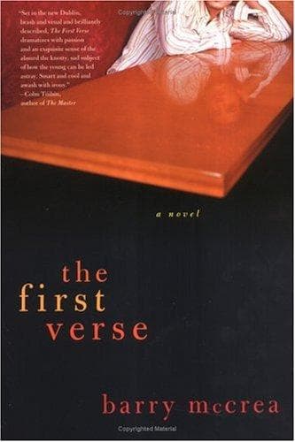 Cover of The First Verse by Barry McCrea