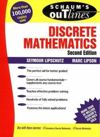Cover of Schaum's outline of theory and problems of discrete mathematics by Seymour Lipschutz