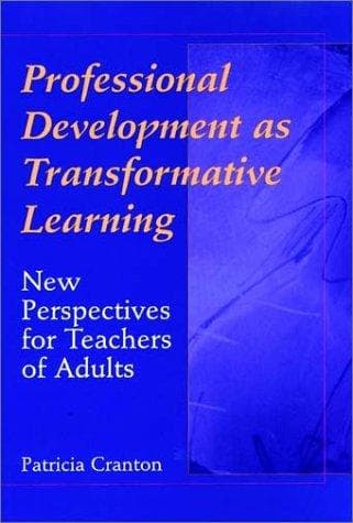 Cover of Professional development as transformative learning by Patricia Cranton