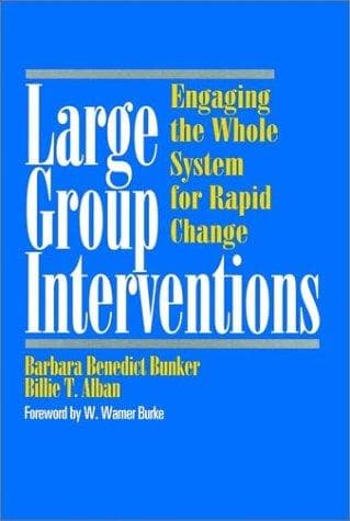 Cover of Large group interventions by Barbara Benedict Bunker