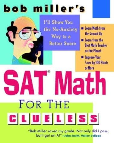 Cover of Bob Miller's SAT math for the clueless by Robert Miller